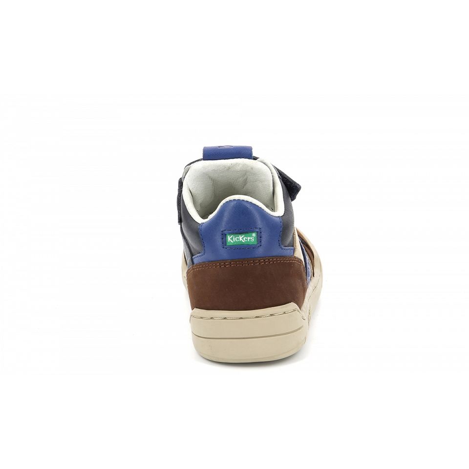 Kickers Wincky cdt Sneakers Pojke Bruna Blå Marinblå | 63581-DXPW