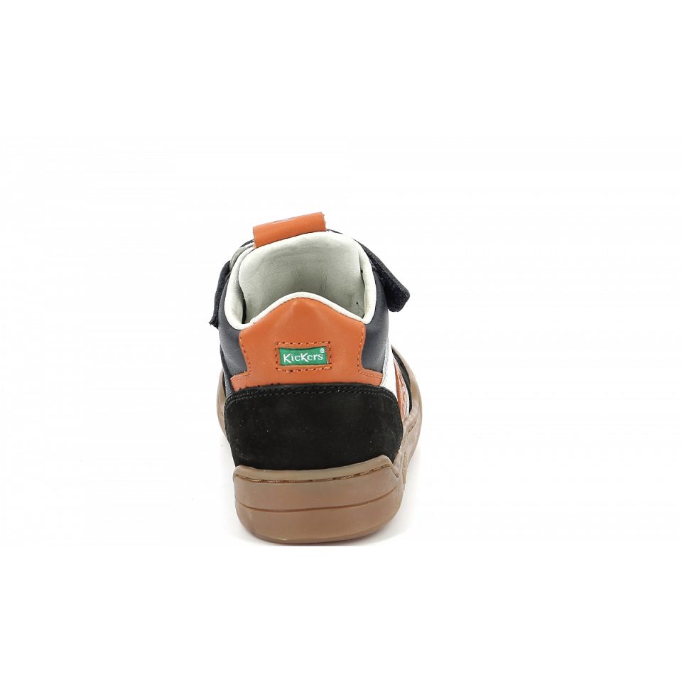 Kickers Wincky cdt Sneakers Pojke Svarta Marinblå | 49675-HNQP