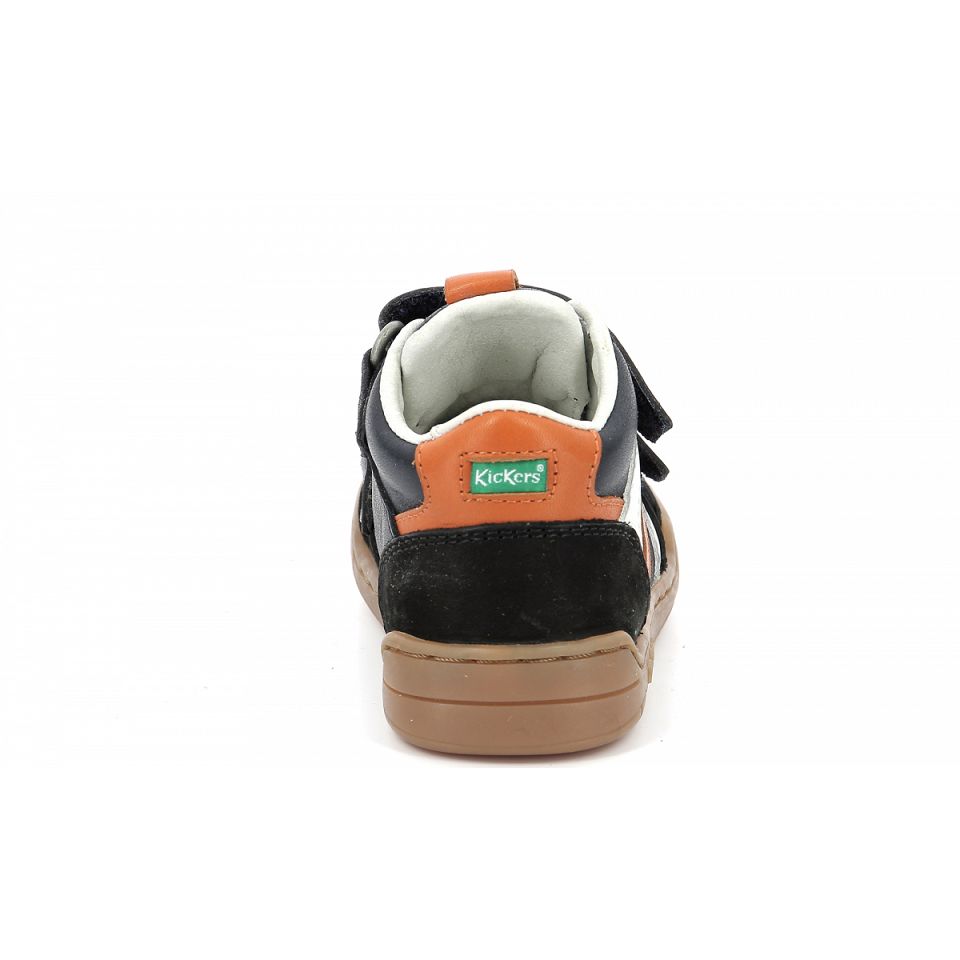 Kickers Wincky vel Sneakers Pojke Svarta Marinblå | 64501-GMWV
