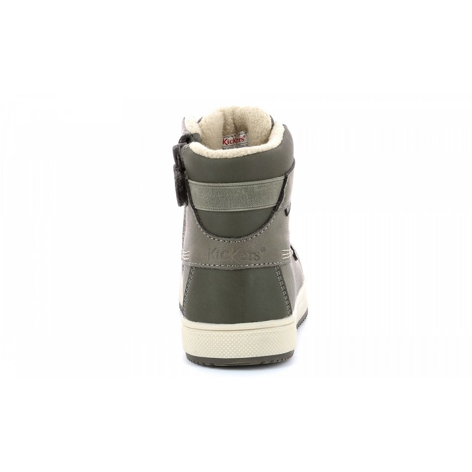 Kickers Yepo wpf Sneakers Tjej Khaki | 56130-NYHZ