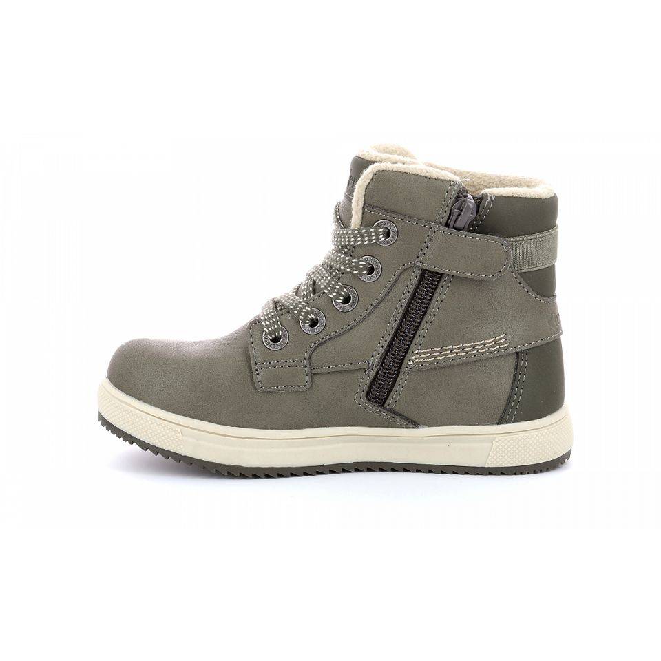 Kickers Yepo wpf Sneakers Tjej Khaki | 56130-NYHZ