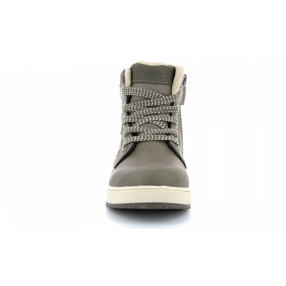 Kickers Yepo wpf Sneakers Tjej Khaki | 56130-NYHZ