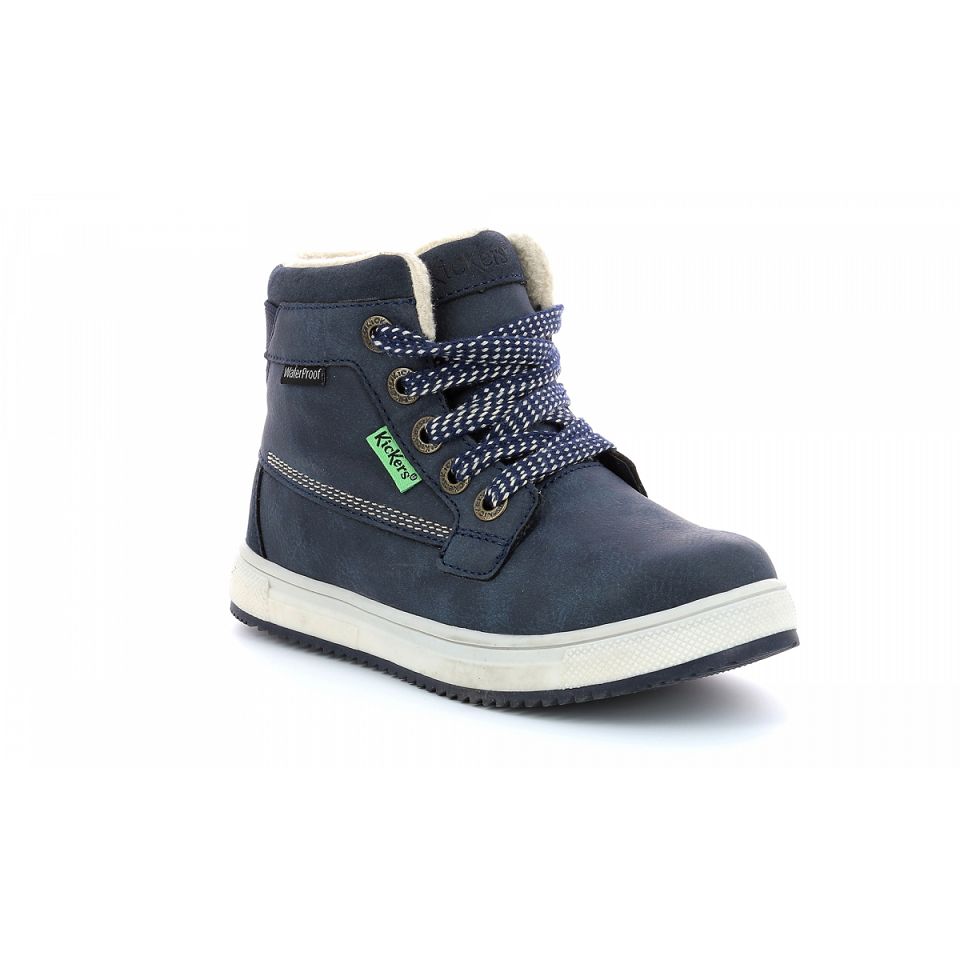 Kickers Yepo wpf Sneakers Tjej Marinblå | 03648-VFON