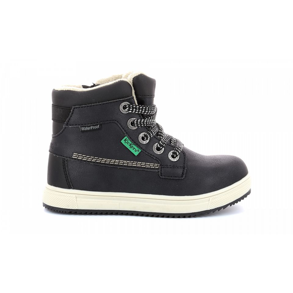 Kickers Yepo wpf Sneakers Tjej Svarta | 28573-HZYD