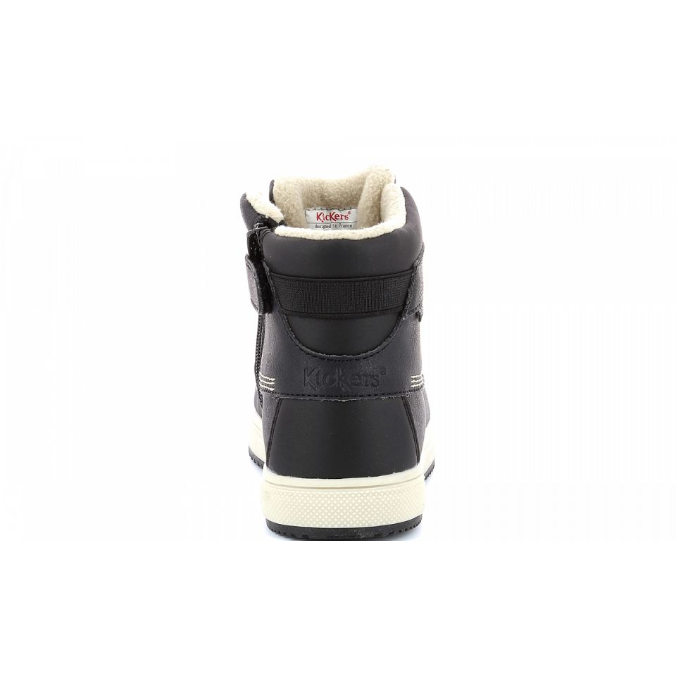 Kickers Yepo wpf Sneakers Tjej Svarta | 28573-HZYD