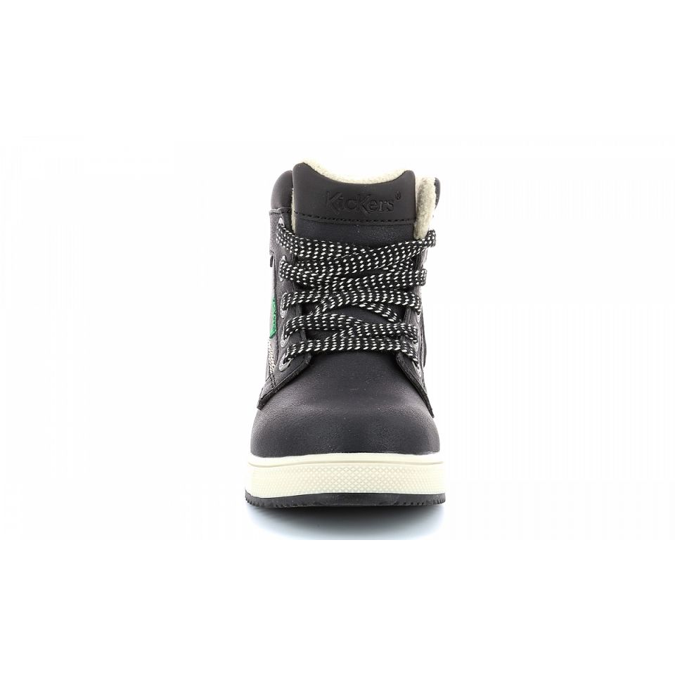 Kickers Yepo wpf Sneakers Tjej Svarta | 28573-HZYD